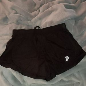 Women's running shorts.